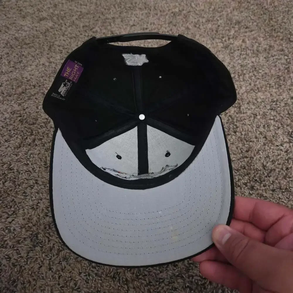 Vintage 90s Starter Denver Broncos Black Snapback Hat